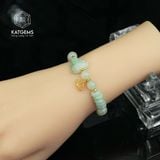  Vòng Đơn Ngọc Phỉ Thúy Hoa Bay 8li Mix Ngũ Điếu, Hồ Ly Chúa Và Charm Hoa Sen Vàng Trang Sức (Không Kén Mệnh) 1-200003/3 