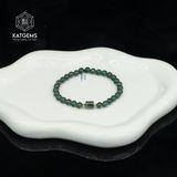  Vòng Đơn Lam Ngọc 5-6li Mix Lu Thống Và Bi Vàng Trang Sức (Không Kén Mệnh) 1-126009/3 