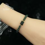  Vòng Đơn Lam Ngọc 5-6li Mix Ngũ Điếu Và Bi Vàng Trang Sức (Không Kén Mệnh) 1-126009/3 