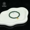  Vòng Đơn Lam Ngọc 5-6li Mix Charm Hoa Sen Vàng Trang Sức (Không Kén Mệnh) 1-126009/3 