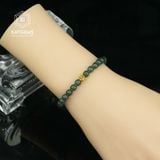  Vòng Đơn Lam Ngọc 5-6li Mix Bi Kim Tiền Vàng Trang Sức (Không Kén Mệnh) 1-126009/3 