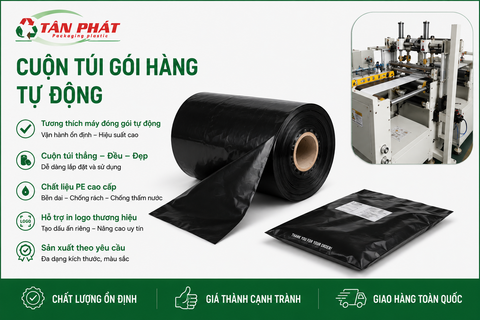 Cách chọn quy cách cuộn đóng gói phù hợp máy đóng gói tự động