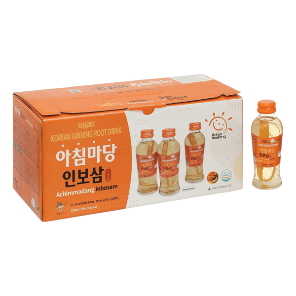 Nước Sâm Có Củ Hàn Quốc Achimmadang Hộp 10 Chai 120ml