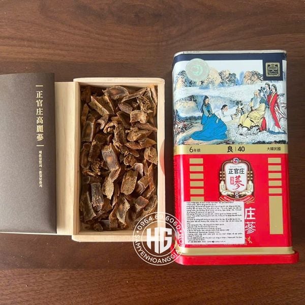 Hồng Sâm Khô Hộp Thiếc KGC Jung Kwan Jang Hộp 75g