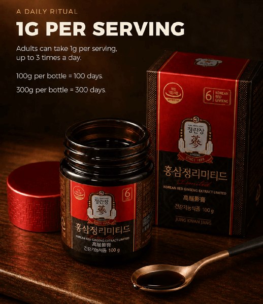 Cao Địa Sâm Hàn Quốc KGC Jung Kwan Jang Lọ 100g