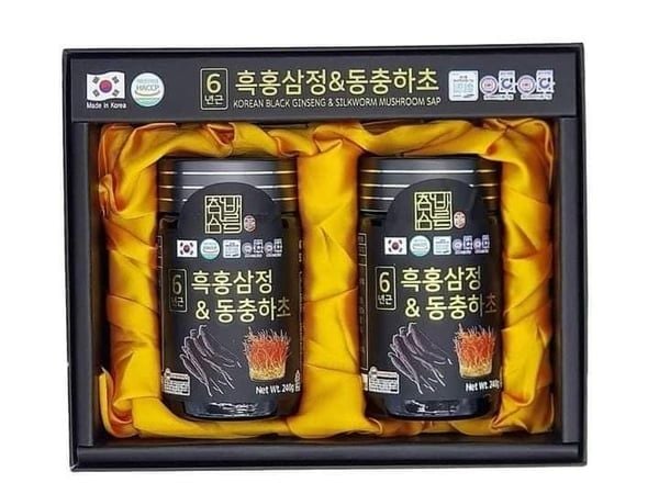Cao Hắc Sâm Đông Trùng Hạ Thảo Hộp 2 Lọ 240g