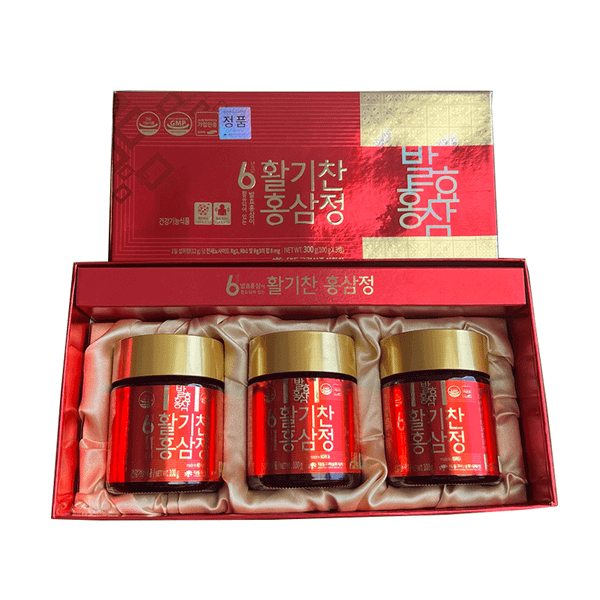 Cao Hồng Sâm Lên Men Hàn Quốc Daedong Hộp 3 Lọ 100g