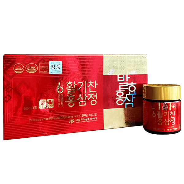 Cao Hồng Sâm Lên Men Hàn Quốc Daedong Hộp 3 Lọ 100g