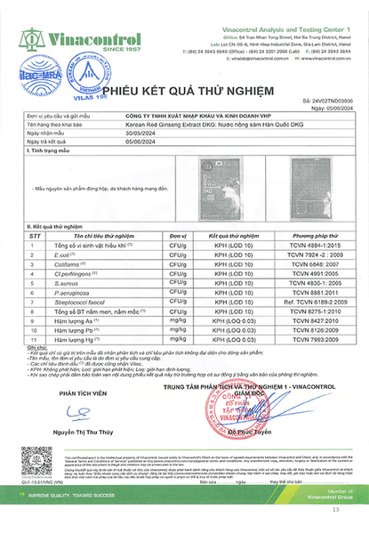 Nước Hồng Sâm Hàn Quốc DKG Hộp 30 gói 70ml