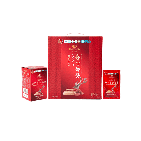 Nước Hồng Sâm Nhung Hươu Linh Chi 365 Hộp 60 Gói 70ml
