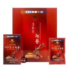 Nước Hồng Sâm Nhung Hươu Linh Chi 365 Hộp 60 Gói 70ml