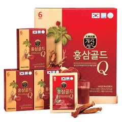 Nước Hồng Sâm Linh Chi Nhung Hươu Gold Q Hộp 30 Gói x 50ml