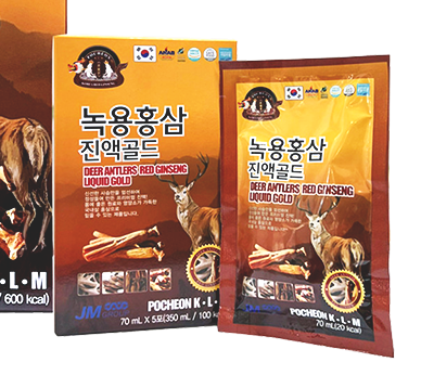 Nước Hồng Sâm Nhung Hươu Hàn Quốc Gold Hộp 5 Gói x 70ml