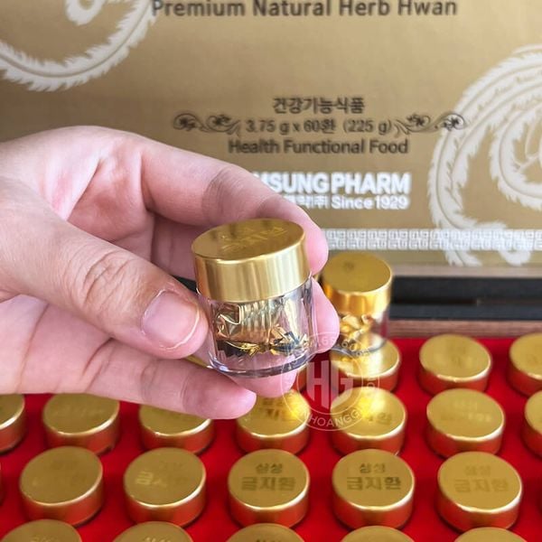 Viên Bổ Não Samsung Gum Jee Hwan Hộp Gỗ 60 Viên