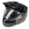  Mũ Adventure KLIM X1 Alpha - Quanta Gloss Black - Fiery Red 
