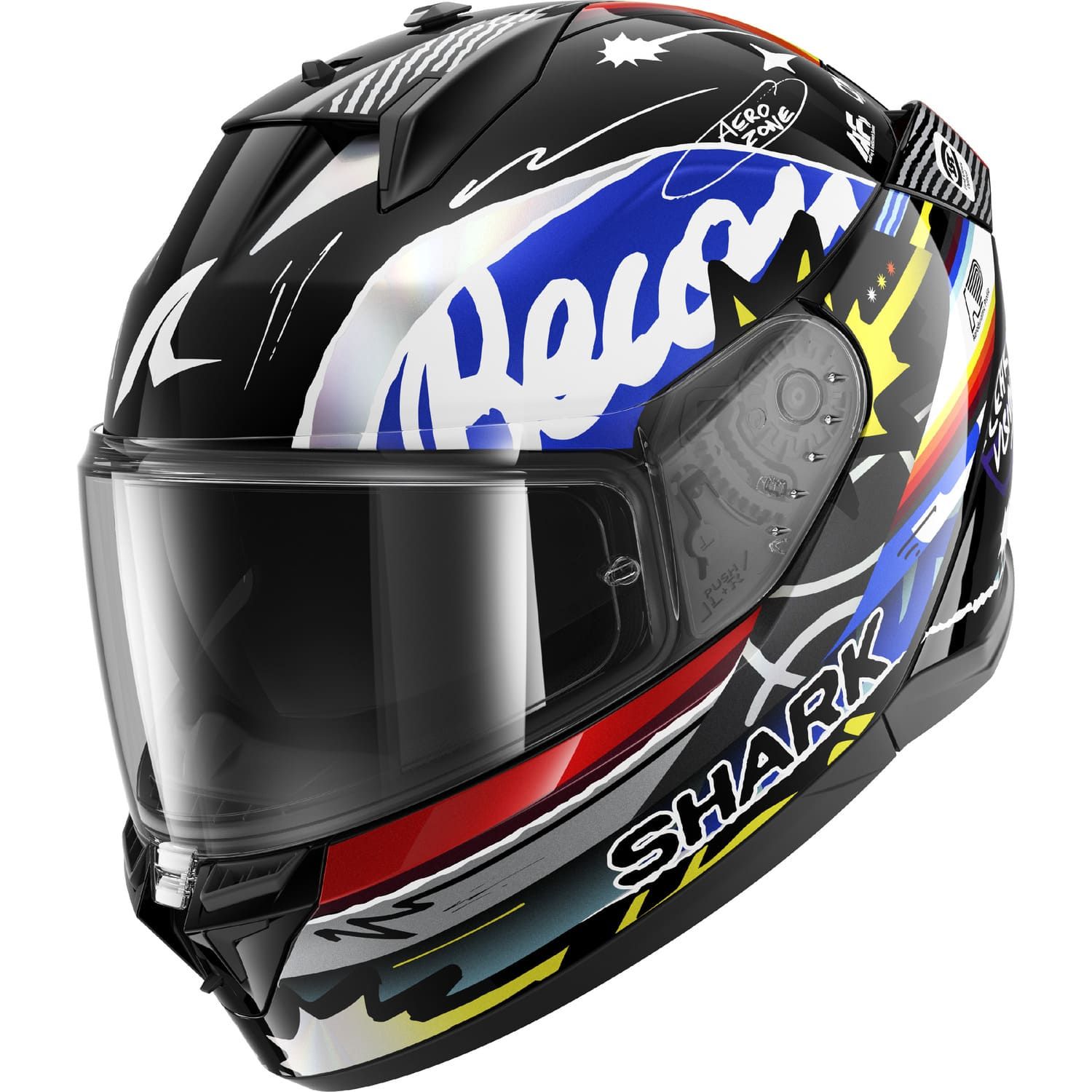 Mũ Fullface SHARK D-Skwal 3 Streetrush KBU 