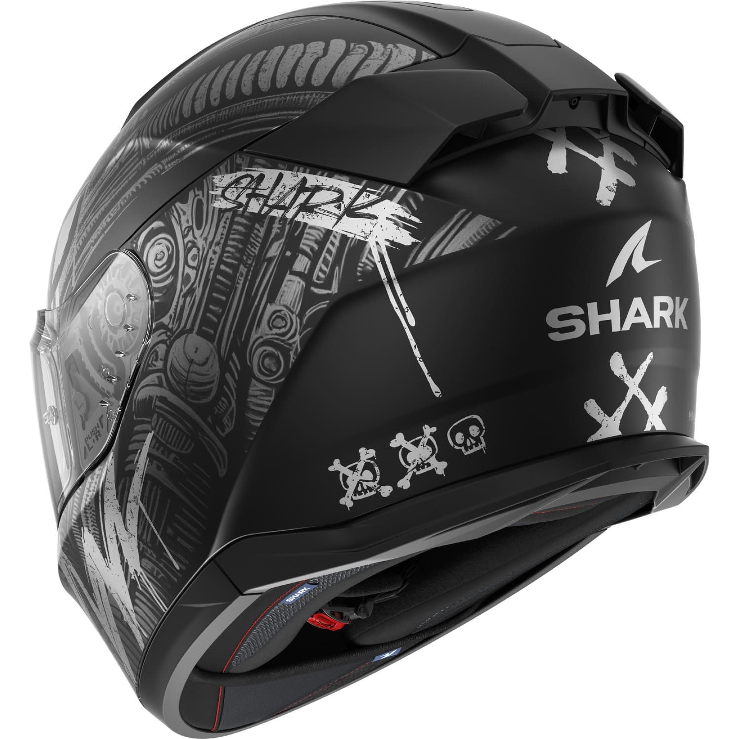  Mũ Fullface SHARK D-Skwal 3 Shiever Matt KAS 
