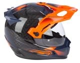  Mũ Adventure KLIM Krios Pro Carbon - Echo Gloss Black - Striking Orange - Petrol 