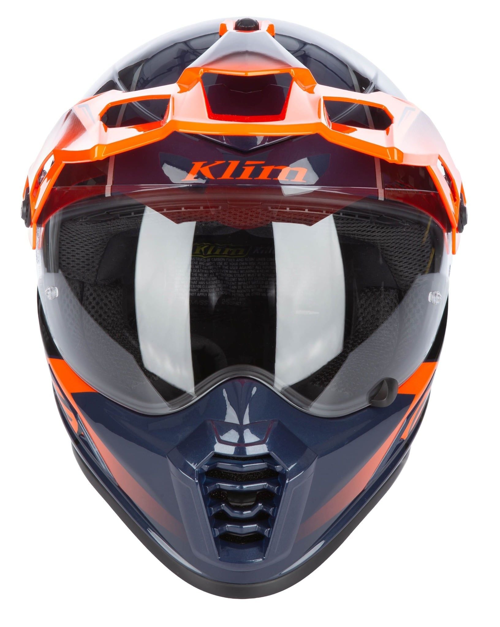  Mũ Adventure KLIM Krios Pro Carbon - Echo Gloss Black - Striking Orange - Petrol 