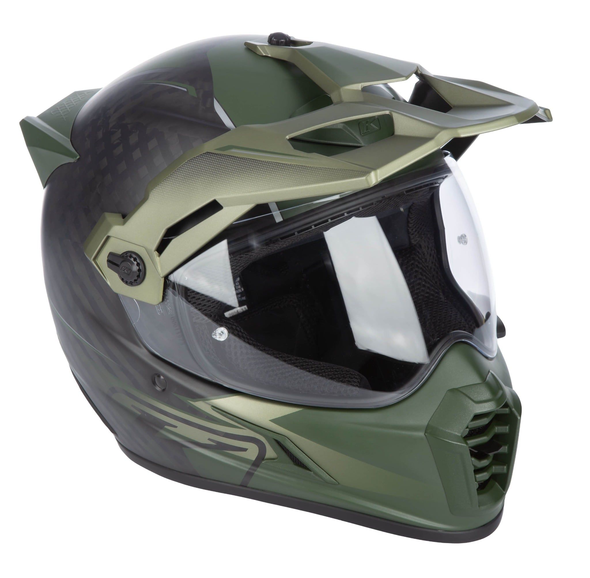  Mũ Adventure KLIM Krios Pro Carbon - Echo Matte Black - Rifle Green - Oil Green 