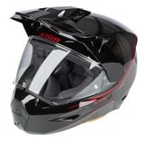  Mũ Adventure KLIM X1 Alpha - Quanta Gloss Black - Fiery Red 