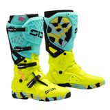  Giày Motocross SIDI Crossair X - Mint Fluo Yellow 
