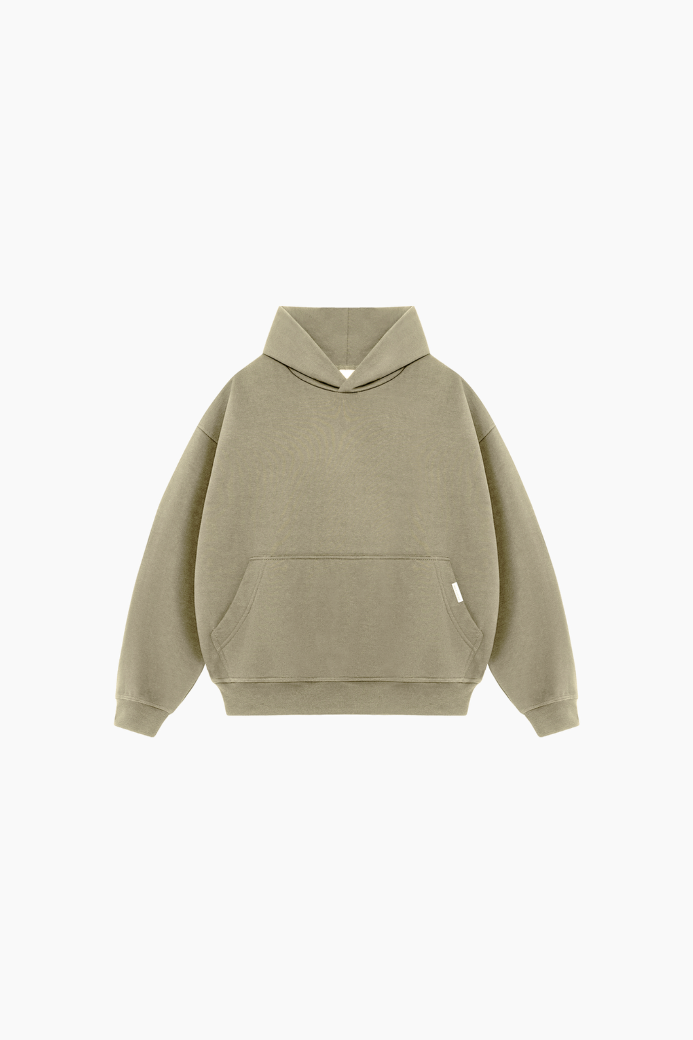 maverick-initial-boxy-hoodies-beige || Beige