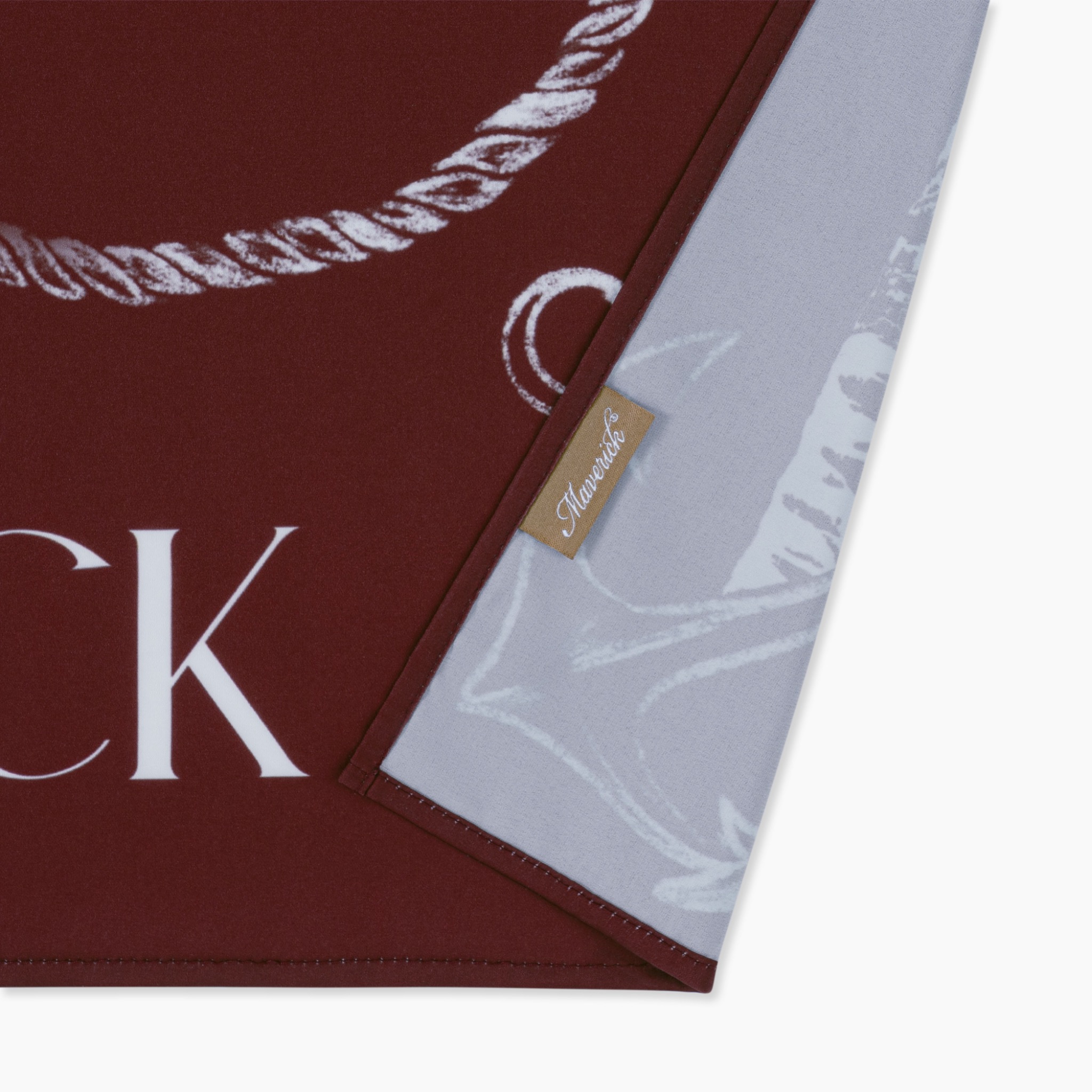 mvrk-out-of-office-satin-bandana || Red Wine