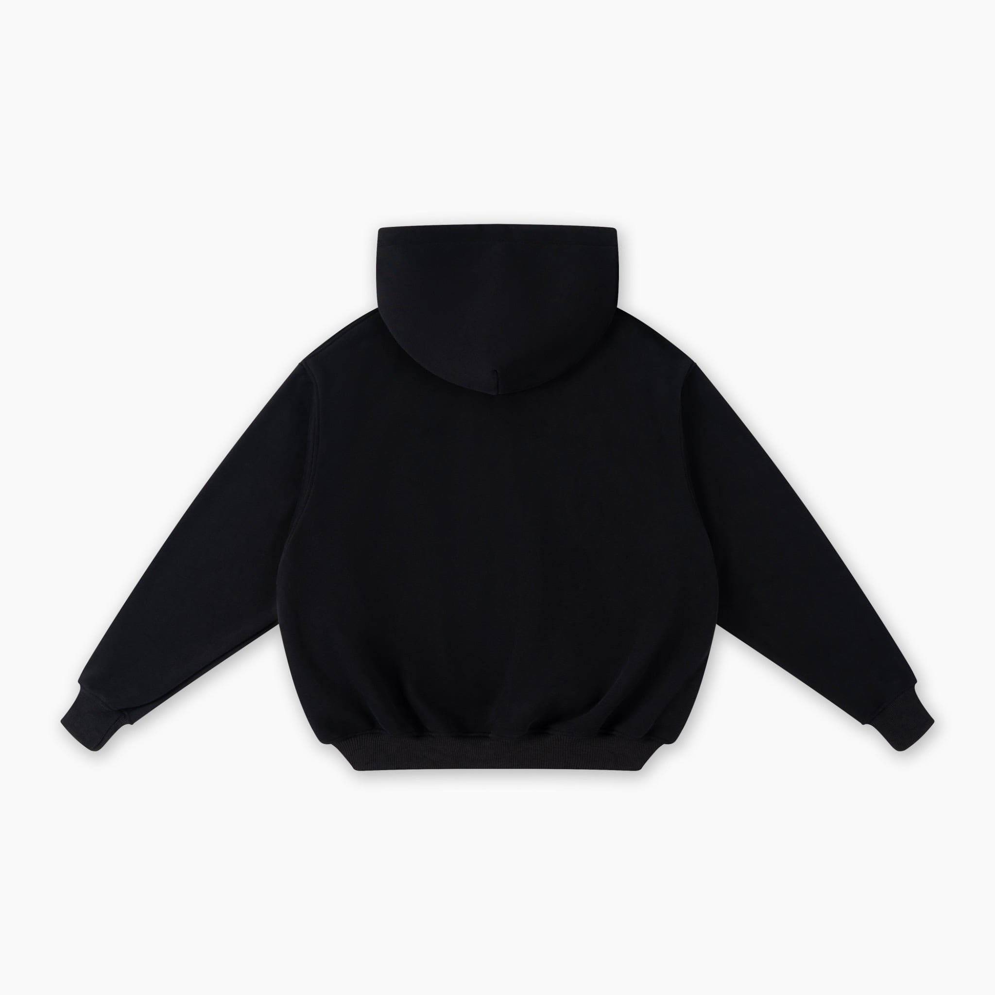 mvrk-initial-hoodie-zip || Black