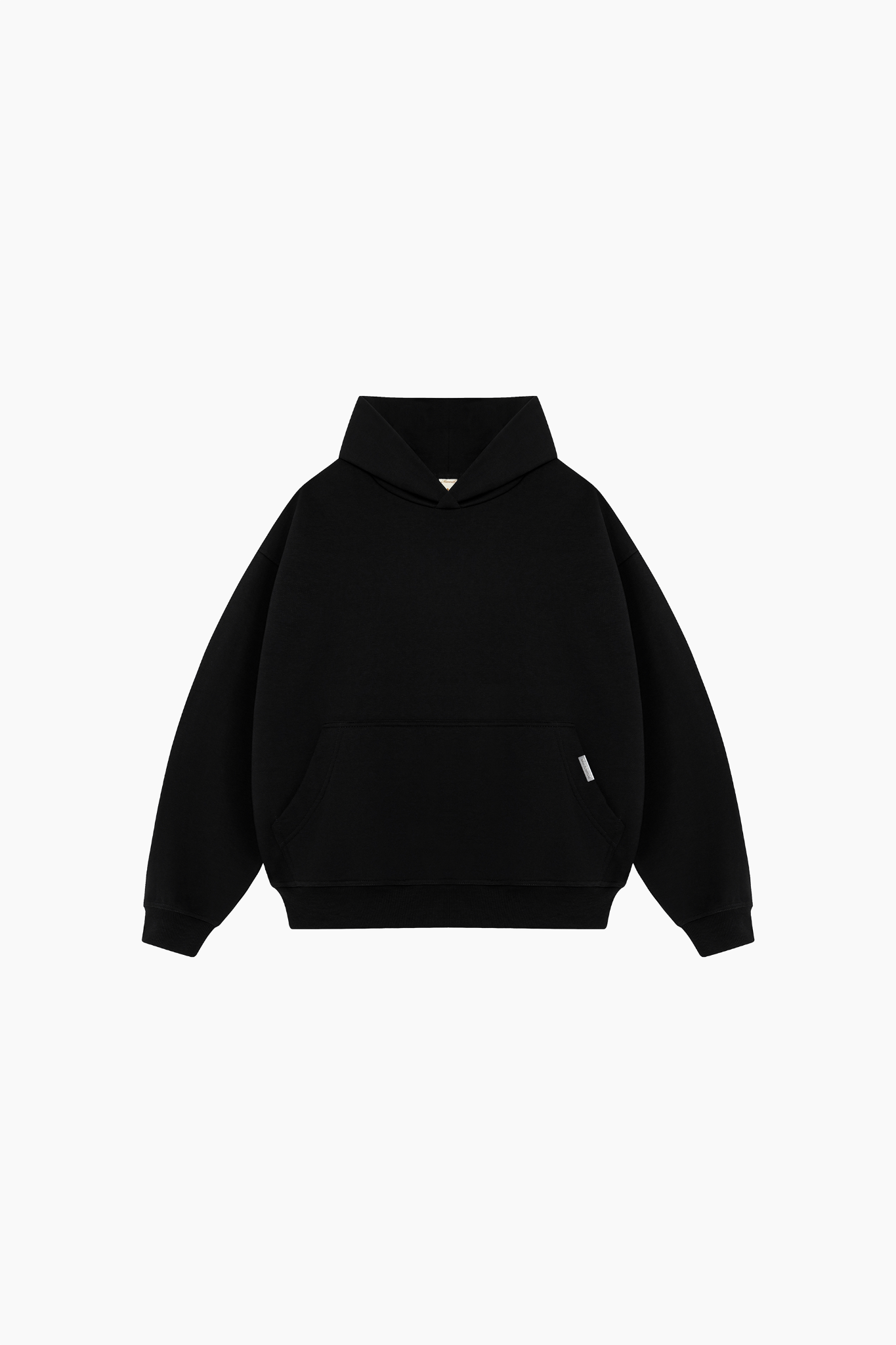 Maverick Initial Boxy Hoodies Black