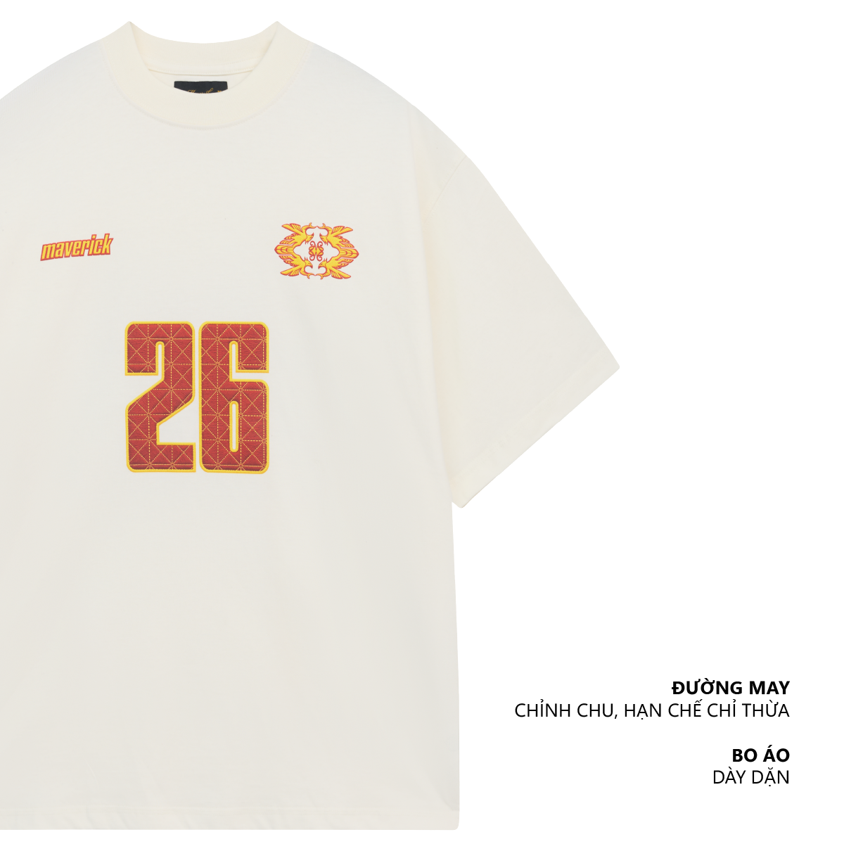Áo thun MVRK World Cup 26 Unisex Form Boxy 250 GSM 100% Cotton Compact, Áo Mặc Hàng Ngày Thoải Mái Thấm Hút Tốt
