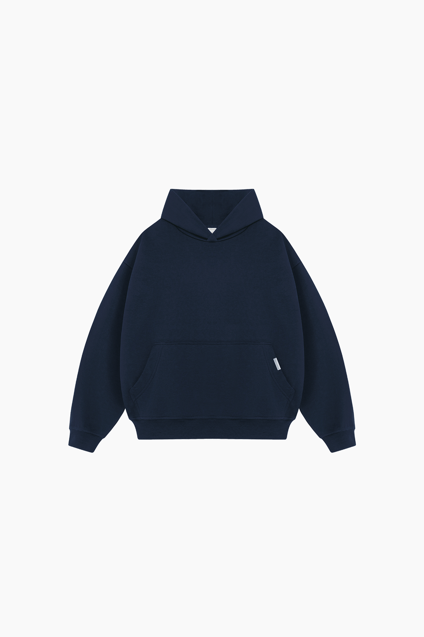 Maverick Initial Boxy Hoodies Navy Blue