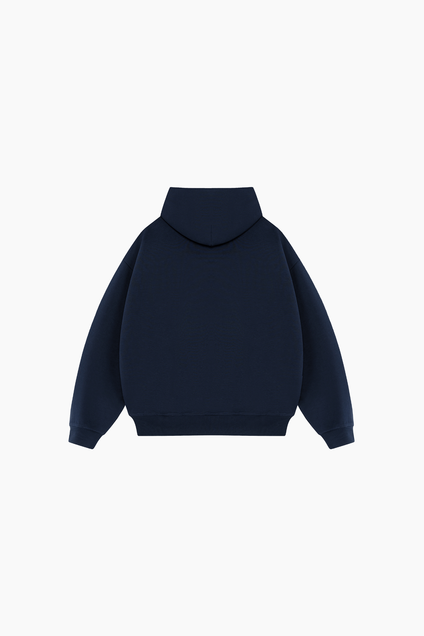 Maverick Initial Boxy Hoodies Navy Blue