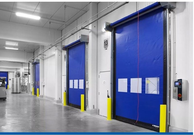  Cửa cuốn tốc độ cao Tự phục hồi 