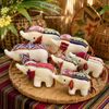  Voi thổ cẩm may thủ công họa tiết dân tộc Bahnar Jrai Tây Nguyên size mini 