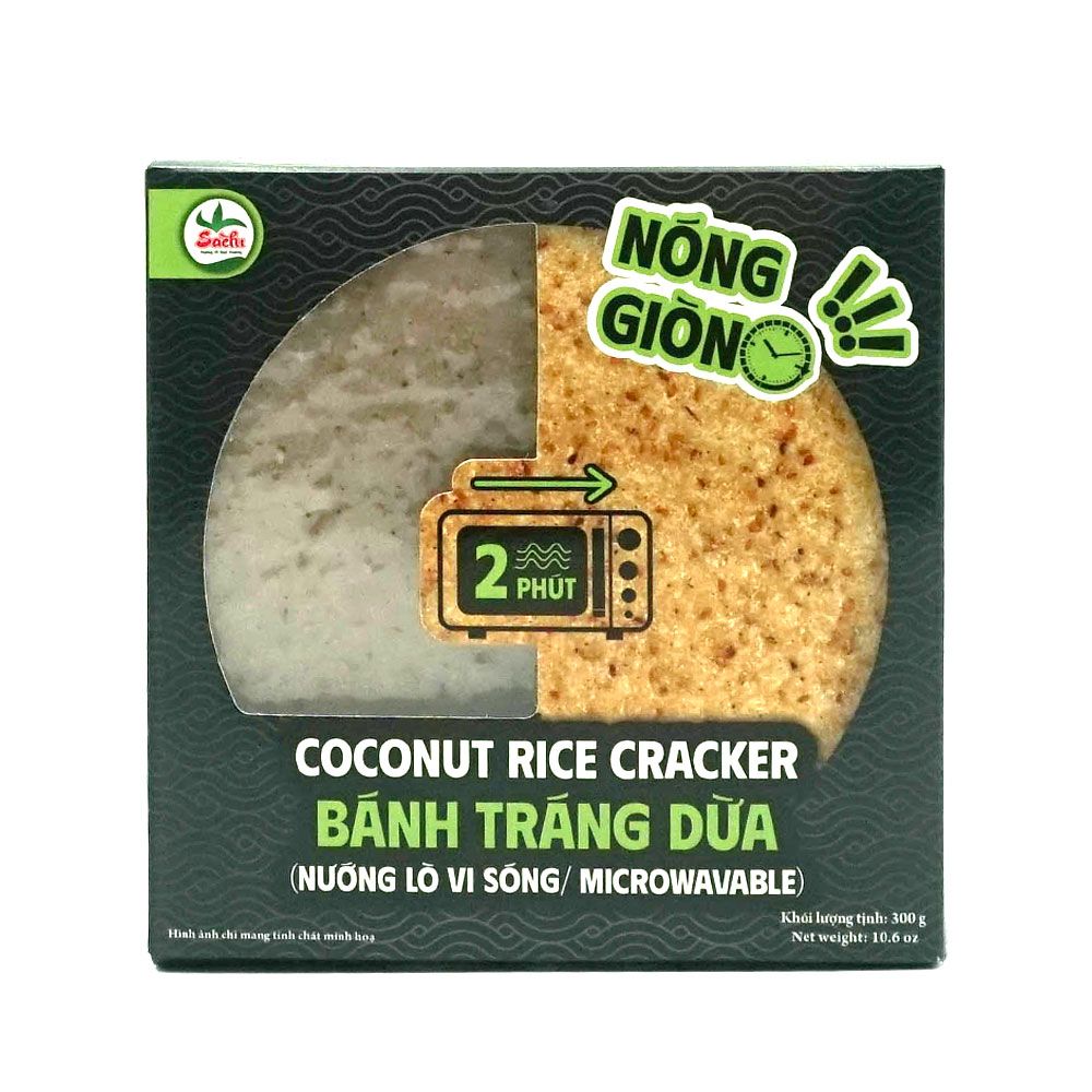  Bánh tráng nước dừa nướng lò vi sóng tiện lợi 