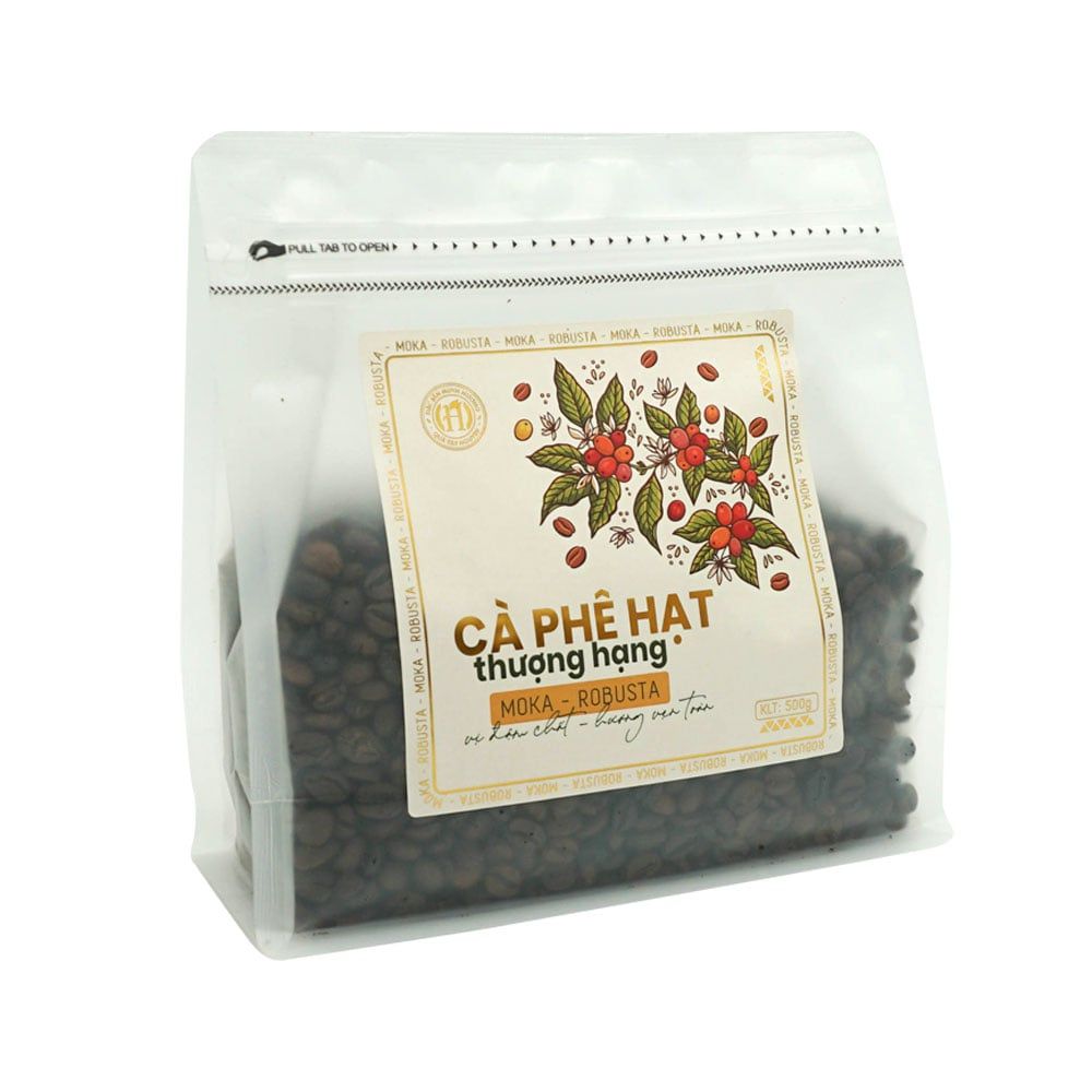 Cà phê hạt Minh Hương - Moka & Robusta 