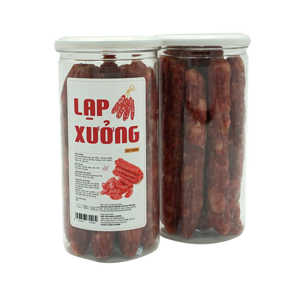  Lạp xưởng heo đồng bào thơm ngon 