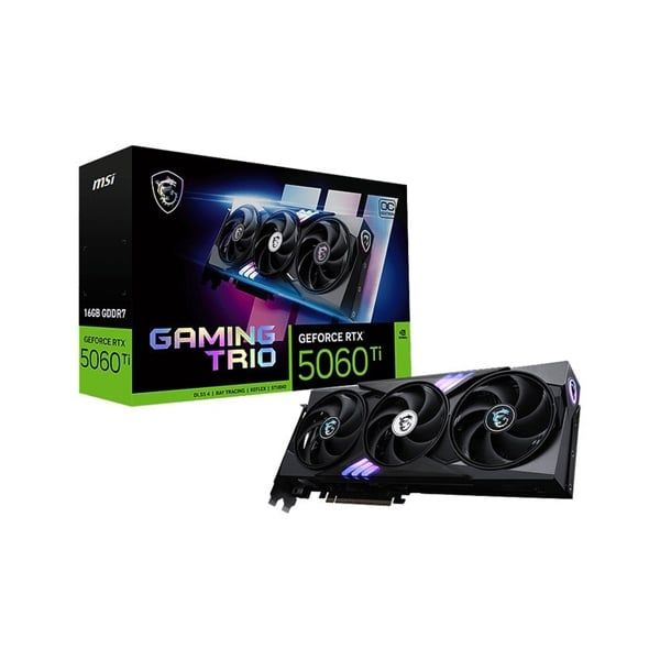 Card màn hình MSI RTX 5060 Ti 16GB GAMING TRIO OC GDDR7 (G506T-16GTC)