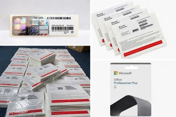 Phần Mềm Win 11 Pro OEM Key Sticker (NK) (BẢNG KEY CÀO)