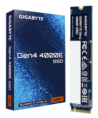 SSD Gigabyte Gen 4 400E 500GB M.2 NVMe PCLe 4.0 x4 - G400E500G ( Đọc 3600MB/s - Ghi 3000MB/s)