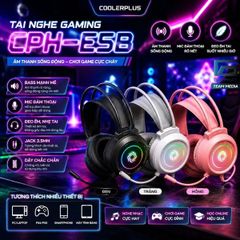 Tai Nghe CoolerPlus CPH-E5B Có Mic (Màu Đen)