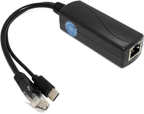 Đầu chuyển nguồn POE Splitter 5V sáng 2A ( Đầu Type C) cho camera