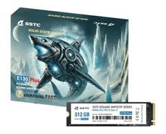 SSD SSTC OCEANIC WHITETIP E130 512GB NVMe M.2 PCI-E GEN 3 (Đọc 2300MB/s - Ghi 2100MB/s)