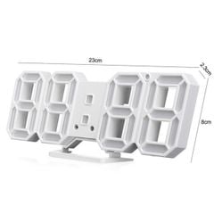 Đồng hồ LED 3D ( Trắng)