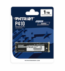 SSD Patriot P410 1TB M.2 NVMe PCLe Gen 4x4 ( Đọc 5000MB/s - Ghi 4500MB/s)