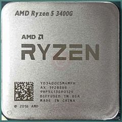 CPU AMD Ryzen 5 3400G (3.7GHz turbo up to 4.2GHz, 4 nhân 8 luồng, 4MB Cache, Radeon Vega 11, 65W) - Socket AMD AM4 Tray New