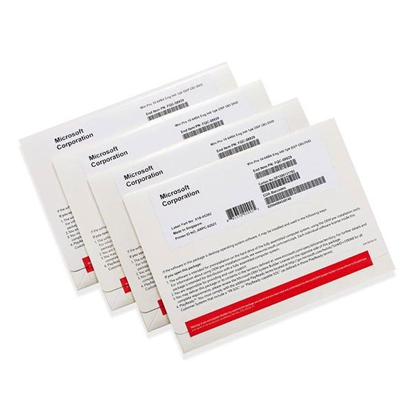 Key Phần mềm MICROSOFT Windows 10 Pro 64Bit Eng Intl 1pk DSP OEI DVD ( Bản Vĩnh viễn 1 PC)