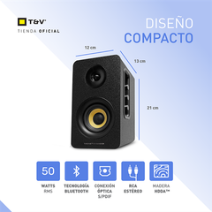 Loa THONET & VANDER Kumpe 2.0 Black ( Tặng kèm giá đỡ loa 590K)