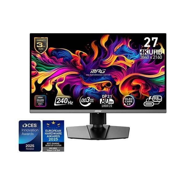 Màn hình Gaming MSI MPG 272URX 27 inch 4K 240Hz 0.03ms QD-OLED EL Gen 3